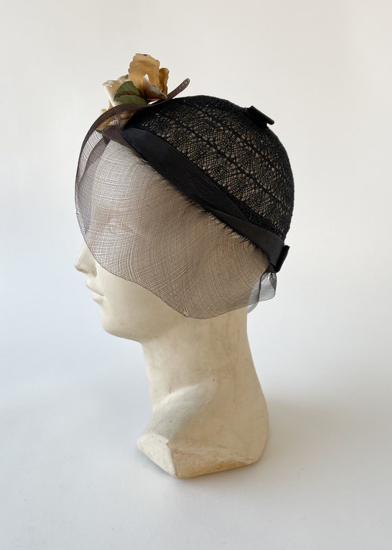 Vintage 1930s Hat | 30s Straw Cloche Hat - image 5