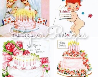 Birthday Cakes Vintage Images Download