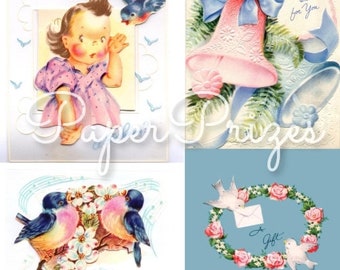 Vintage Images for Gift Tags Decorations Download