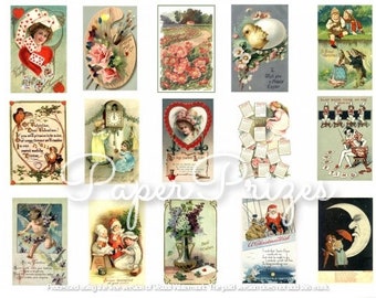 Antique Images for Paper Crafts Digital Download