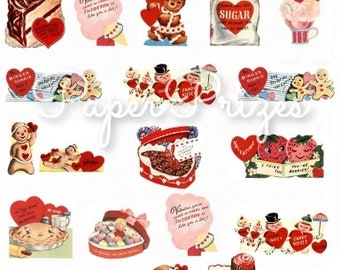 Candy Cookies Treats Sweet Sheet Vintage Images Download