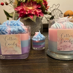 Cotton Candy Soy Wax Candle