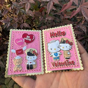 3D Hello Chief and Dear Daniel Valentines Day Challenge Coin: Glitter CPO Collectible