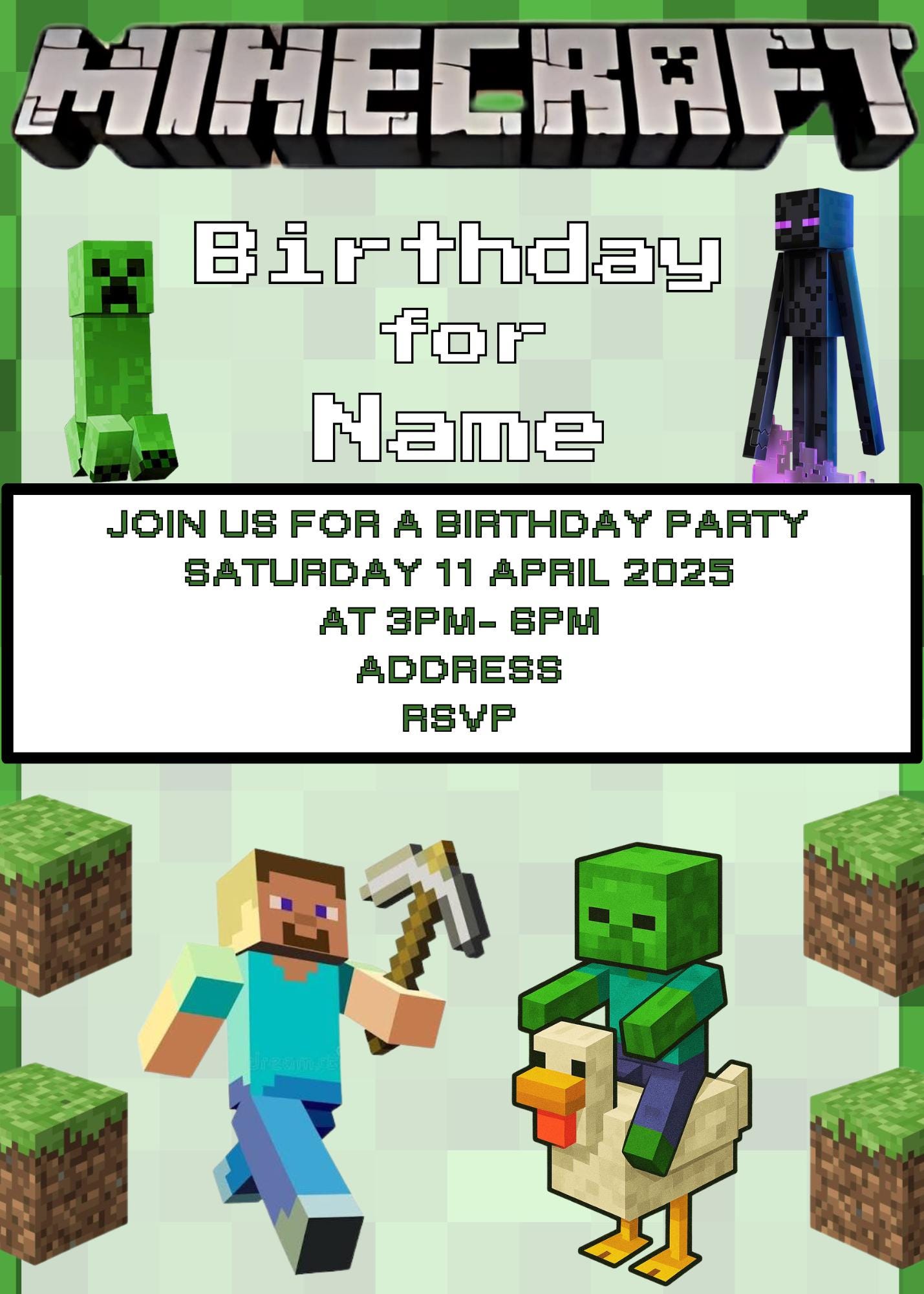 Minecraft All Characters Invite