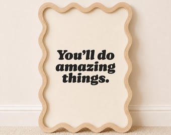 Nursery Quote Print  | Motivational Typography Poster (Digital Download)