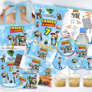 Toy Story Party Pack, Toy Story party favor, Toy story party package, To Story Birthday Bundle, Toy Story Birthday Editable, party pack