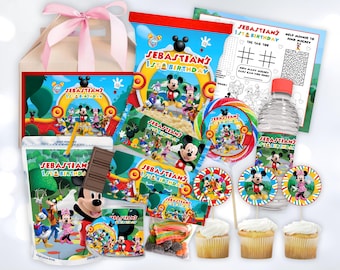 Plantilla para fiesta de cumpleaños de Mickey Mouse Clubhouse, paquete para fiesta de Mickey Clubhouse, paquete para fiesta de Clubhouse/descarga instantánea MC1