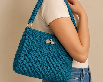 Crochet Bag Pattern, tutorial crochet bag, crochet patterns handbag woman, crochet bag easy tutorial, DIY bag crochet PDF, bag crochet.