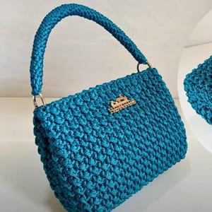 Handtasche häkeln MUSTER, Handtasche häkeln, Luxus Tasche häkeln, kleine Handtasche, Tasche DIY PDF Anleitung, gehäkelte Tasche, Schultertasche, Geschenk für Sie