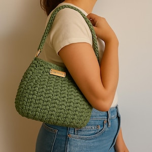 Luxury Crochet Bag Pattern: DIY Handbag Tutorial (PDF Download)