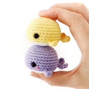 No Sew Whale Crochet Pattern, Crochet Blue Whale Amigurumi Pattern, Quick and Easy Plushie Stuffed Animal, Crochet Whale Pattern.