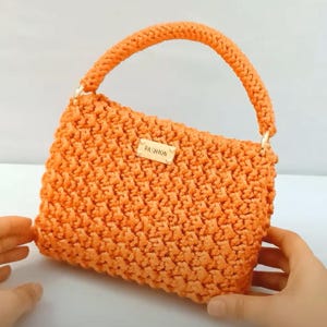 Tasche häkeln MUSTER, Tasche häkeln, kleine Bobble Stitch Handtasche, süße handgemachte Tasche PDF Anleitung, gewebte Frauen Geldbörse, Geschenk für Sie, für Frau