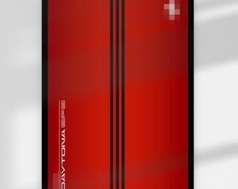 Ferrari Daytona SP3 inspired Digital Art for Wall Poster, Technic 42143 compatible