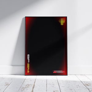 Arte digital inspirado en Ferrari F1 para póster de pared (dos variantes), compatible con Technic 42207