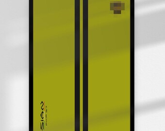 Lamborghini Sián FKP 37 inspired Digital Art for Wall Poster, Technic 42115 compatible
