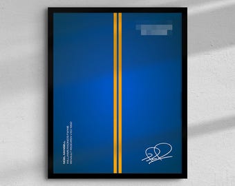 Williams Racing FW14B and Nigel Mansell inspired Digital Art for Wall Poster, Icons 10353 compatible