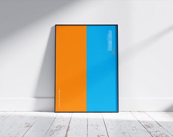 McLaren F1 geïnspireerde digitale kunst voor wandposter, compatibel met Technic 42141