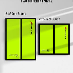 Dodge Challenger SRT Hellcat inspired Digital Art for Wall Poster, Speed Champions 77237 compatible