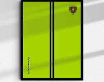 Lamborghini Huracán Tecnica inspired Digital Art (2 poster versions) for Wall Poster, Technic 42161 compatible