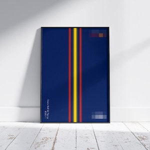 Oracle Red Bull F1 zainspirowany sztuką cyfrową na plakat ścienny, zgodny z Technic 42206