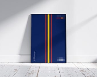 Oracle Red Bull F1 inspired Digital Art for Wall Poster, Technic 42206 compatible