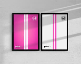 Honda S2000 Car (2 Fast 2 Furious) inspired Digital Art for Wall Poster (2 poster variations), Speed Champions 77241 compatible