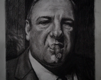 Retrato personalizado a carvão a partir de foto – Esboço a lápis desenhado à mão – Presente personalizado para ele/ela