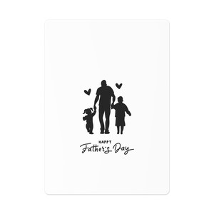 Juego de cartas de póker para el Día del Padre, cartas personalizadas, regalo para papá, noche de juegos en familia, juego de cartas para papá e hijos