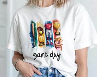 Game Day Baseball Graphic for Fans