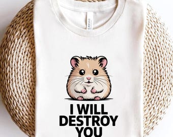 Sarcastic Hamster T-Shirt: Dark Humor Gift