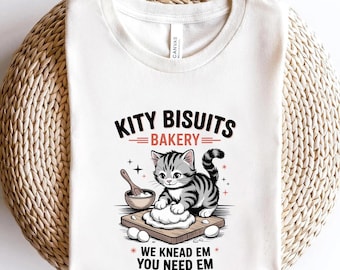 Funny Baking Cat Shirt for Cat Lovers