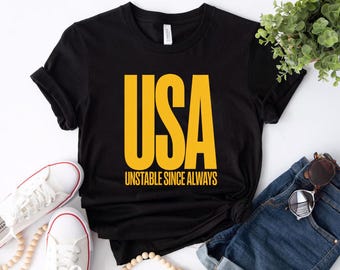 USA Sarcastic Quote Graphic for Adults