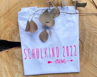 schoolchild T-shirt personalized