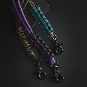 Handmade Paracord Lanyard | Adjustable Outdoor Adventure Key Holder