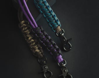 Handmade Paracord Lanyard | Adjustable Outdoor Adventure Key Holder