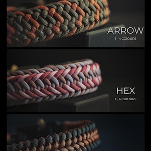 Standard Custom Paracord Collar | Cobra Pro Buckle | Handmade in the UK imagem 2