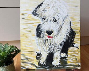 Original artwork, sheepdog