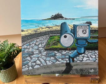 St Michael’s Mount, Cornwall, original painting