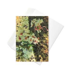Kirschblüte Memory verträumt Natur Grußkarte Frühling Sakura Vintage-Stil Blumen Frühlingskarte chinesische Kunst Blossom Tree Art