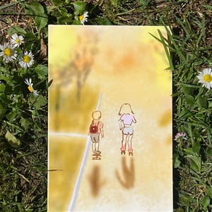 Carte postale standard, art vintage, art rétro, cadeau sentimental, anniversaire pour elle, art pour enfants, art nostalgie, art des années 80, art mural, impression d'art cool, art mignon,