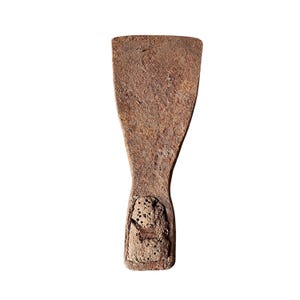 Rusty Metal Object, Antique Garden Grub Hoe Adze Head, Farm Decor, Art supplies, Old Iron Material, Steampunk, Garden Soil Trench Tool