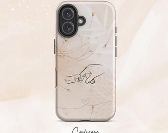 MOM hand in hand name Gift mothersday Phone Case Cover iPhone 17 16 15 14 13 12 11 Pro Max Samsung Galaxy S26 S25 S24 S23 S22 S21 Plus Ultra