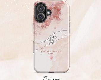 MOM pink hands bloom Gift mothersday Phone Case Cover iPhone 17 16 15 14 13 12 11 Pro Max Samsung Galaxy S26 S25 S24 S23 S22 S21 Plus Ultra