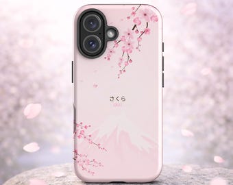Sakura Spring Cherry Blossom Japan floral pink Phone Case iPhone 17 16 15 14 13 12 11 Pro Max Samsung S26 S25 S24 S23 S22 S21 Plus Ultra