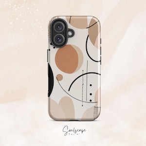BOHO minimal Scandinavian Style Scandi Phone Case Cover iPhone 16 15 14 13 12 11 Pro Max Samsung S25 S24 S23 S22 S21 S20 Plus Ultra