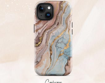 MARBLE Golden Dunes Pink Gift for her Phone Case Cover iPhone 17 16 15 14 13 12 11 Pro Max Samsung Galaxy S26 S25 S24 S23 S22 S21 Plus Ultra