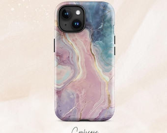 MARBLE Dreamscape rosé elegant Gift Phone Case Cover iPhone 17 16 15 14 13 12 11 Pro Max Samsung Galaxy S26 S25 S24 S23 S22 S21 Plus Ultra