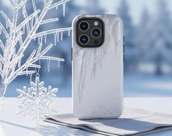 Ice Frozen - Icy Cute Holiday Phone Case Christmas Winter X-Mas Gift Cover iPhone 17 16 15 14 13 12 Pro Max Samsung S26 S25 S24 S23 S22 S21