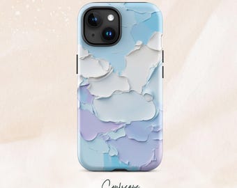 PASTEL HAZE Sky Breeze Acrylic Paint Phone Case Cover iPhone 17 16 15 14 13 12 11 Pro Max Samsung Galaxy S26 S25 S24 S23 S22 S21 Plus Ultra