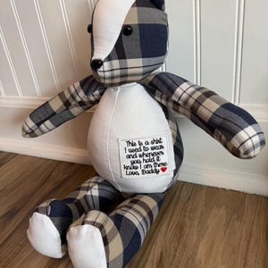 16 inch Memory Bear with Patch